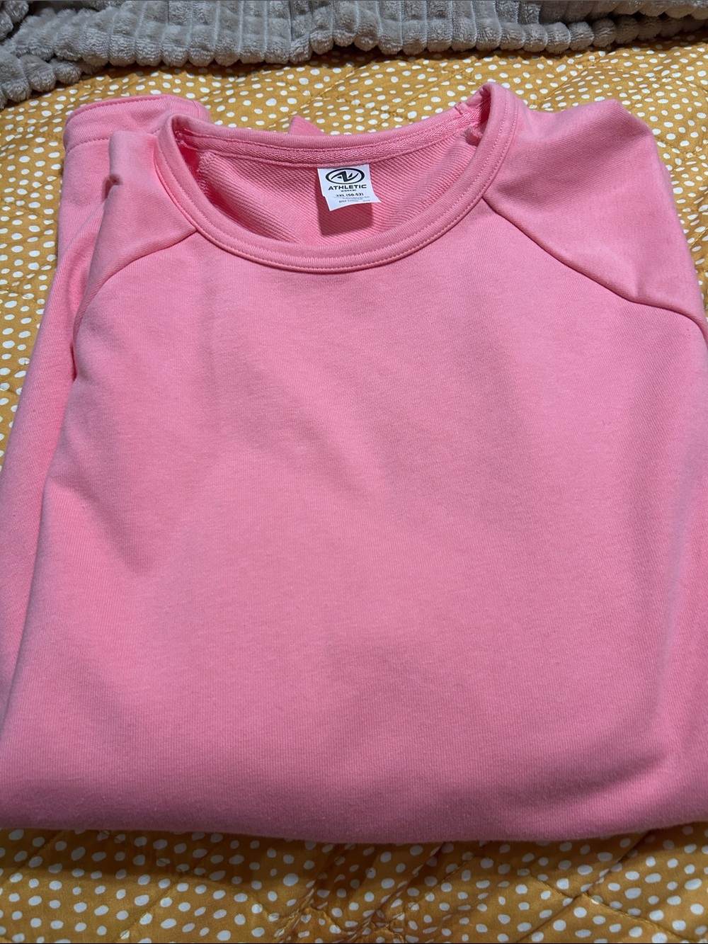 Athletic Works Pink Crewneck Pullover Sweatshirt